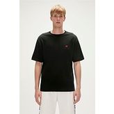 Birthday Oversize T-Shirt Siyah Basic Erkek Tişört