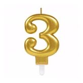 Bisepetim 3 Rakam Gold Renk Mum