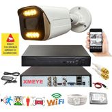 Bises BS 2408W 5 Megapiksel Sony Lens 8 Warm LED Gece Renkli Gösteren Güvenlik Kamerası Seti - 1 Kameralı