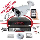 Bises BS 748IP 5 MP 1940p 6 Megapiksel Sony Lens Metal Kasa Ip Güvenlik Kamerası Seti - 1 Kameralı