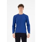 Bisiklet Yaka Slim Fit Basic Erkek Kazak - Saks