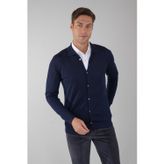 Bisse Lacivert Regular Fit Yün Triko Hırka