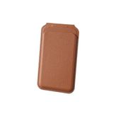 Bix TMW2 iPhone Kahverengi Magsafe Manyetik Deri Kartlık Katlanabilir Standlı Cüzdan