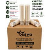 Biyo 7 Oz Karton Bardak 3000 Adet