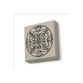 Bizans Dairesel Paneli Baskılı Taş Magnet 5X5