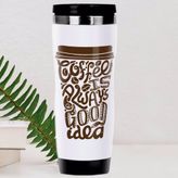 BK 32 Gift Coffee Tasarımlı Çelik Termos Bardak