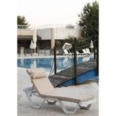 BK Exclusive Poolio Şezlong Minderi 5 cm - Bej