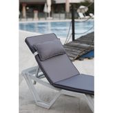 BK Exclusive Poolio Şezlong Minderi 5 cm - Gri