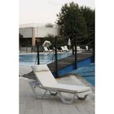 BK Exclusive Poolio Şezlong Minderi 5 cm - Krem