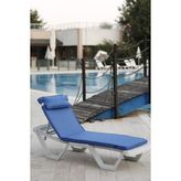 BK Exclusive Poolio Şezlong Minderi 5 cm - Mavi