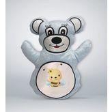 BK Gift Sevimli Arı 2 Tasarımlı Mavi Ayıcık Yastık