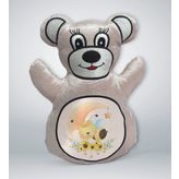 BK Gift Sevimli Arı 3 Tasarımlı Krem Ayıcık Yastık