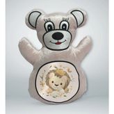 BK Gift Sevimli Aslan 2 Tasarımlı Krem Ayıcık Yastık