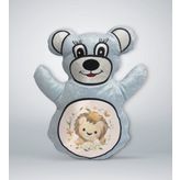 BK Gift Sevimli Aslan 2 Tasarımlı Mavi Ayıcık Yastık