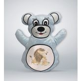 BK Gift Sevimli Aslan 4 Tasarımlı Mavi Ayıcık Yastık