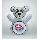 BK Gift Sevimli Panda 3 Tasarımlı Mavi Ayıcık Yastık