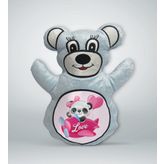 BK Gift Sevimli Sevimli Panda Tasarımlı Mavi Ayıcık Yastık-5