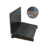 BK Gift Taşınabilir Ahşap Ceviz Notebook Laptop Standı