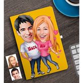 BK Kişiye Özel Sevgililer Karikatürlü Defter-5