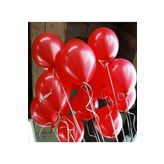 Bkmc Kırmızı Makaron Balon 10'lu