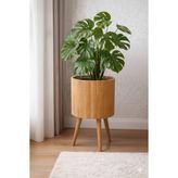 Black Pearl Saksı - 30x27 cm - Ahşap