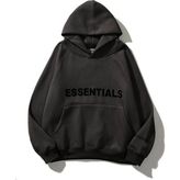 Black Sokak Antrasit Essential Baskılı Unisex Sweatshirt