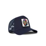BlackBörk Einstein Logolu Lacivert Trucker Şapka