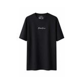 BlackBörk Nakışlı Oversize Siyah B-Shirt