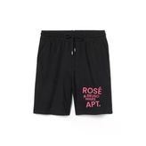 Blackpınk Rose Bruno Mars Apt Erkek Siyah Şort