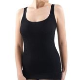 Blackspade 1614 Fine Rib Siyah Kadın Atlet