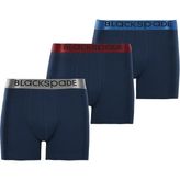 BLACKSPADE 9470 ERKEK MODERN BASİC 3 LÜ MAVİ-305 BOXER - Renkli