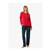 Blackspade Kadın Polar Pijama Takımı 52257 - Kırmızı