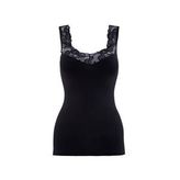 Blackspade Private 1957 Siyah Kadın Dantelli Atlet