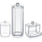 Blackstone 3'lü Disk Makyaj Organizer Set Krc - 011 - Şeffaf