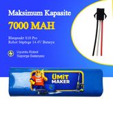 Blaupunkt S10 Pro Robot Süpürge 7000 mAh Batarya