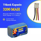 Blaupunkt XBOOST VCBB1XE Robot Süpürge 3200 mAh Batarya