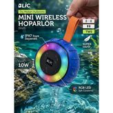 Blic 10W Mini Taşınabilir Bluetooth Hoparlör - Lisinya