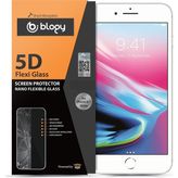Blogy iPhone 8-7 Flexi 5D Beyaz Ekran Koruyucu
