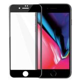 Blogy iPhone 8 7 Flexi Siyah 5D Ekran Koruyucu