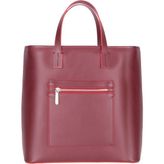 Bloomtote Valetto Burgundy Hakiki Deri Omuz Çantası / Tote Bag - 28 x 29 x 12 cm - Bordo