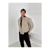 blucombin Erkek Bomber Ceket Astarlı Regular Geniş Kesim
