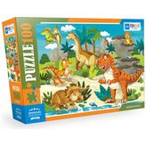 Blue Focus Dinozorlar 100 Parça Puzzle