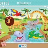 Blue Focus Sevimli Hayvanlar 30 Parça Puzzle