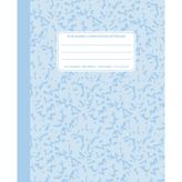 Blue Marble Composition Notebook 5x5 Graph: Maths Notepad for Kids, Engineering Grid Paper, 100 Sheets (200 Pages), 7.5" x 9.25"