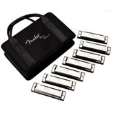 Blues Harmonica Deluxe 7' set kılıf içinde