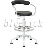 Bluetick Meta Bar Sandalye Tabure - Siyah - 75 cm