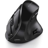 Bluetooth + 2.4g Kablosuz Dikey Ergonomik Mouse Şarj Edilebilir, Sessiz Tıklama, Çoklu Bağlantı - Genel