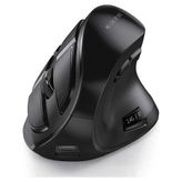 Bluetooth 2.4G Kablosuz Dikey Ergonomik Mouse Şarj Edilebilir Sessiz Tıklama Ofis Ve Laptop Uyumlu