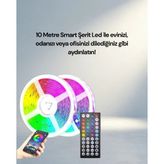 Bluetooth Kontrollü 10 Metre Şerit LED Işık USB Enerjili