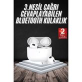Bluetooth Kulaklık 3. Nesil Ios Android Uyumlu Yeni Nesil Wireless Charge ( Lisinya )